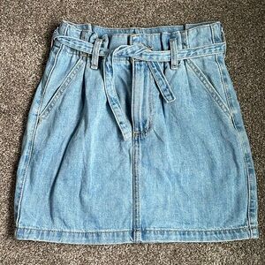 Hollister Ulta high rise jeans skirt